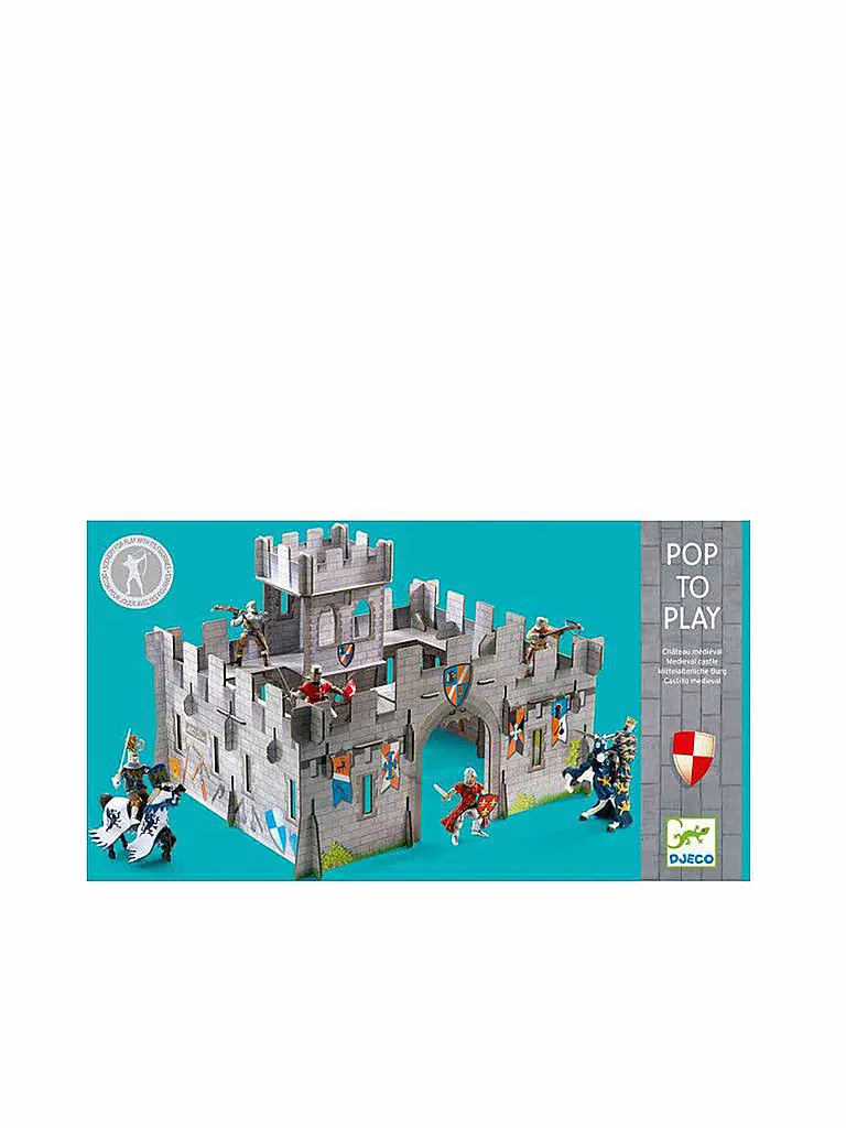 DJECO | Pop to Play - Medieval Castle | transparent
