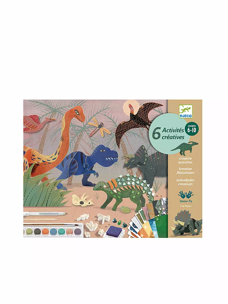 DJECO | Welt der Dinosaurier -Activity Kit | keine Farbe