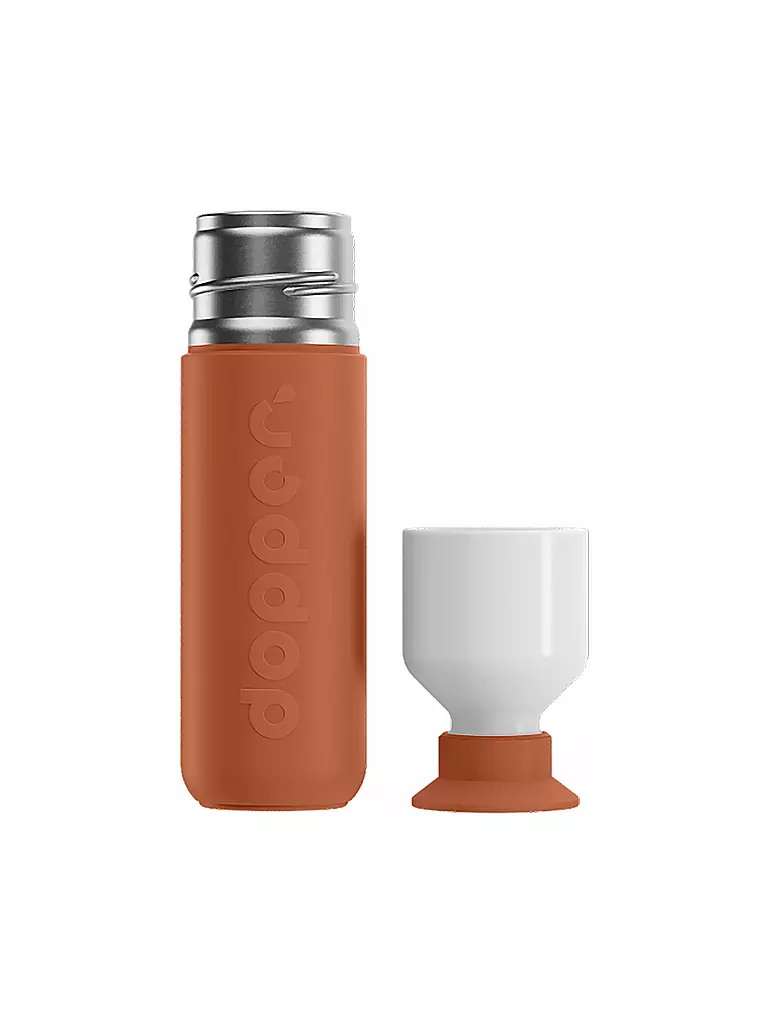 DOPPER | Isolierflasche - Dopper Insulated 350ml Terracotta Tide | braun
