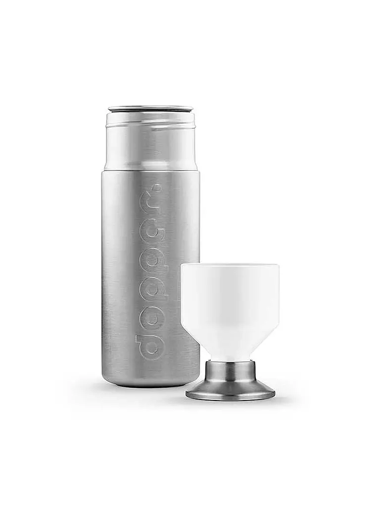 DOPPER | Isolierflasche - Dopper Solid Steel 800ml | silber