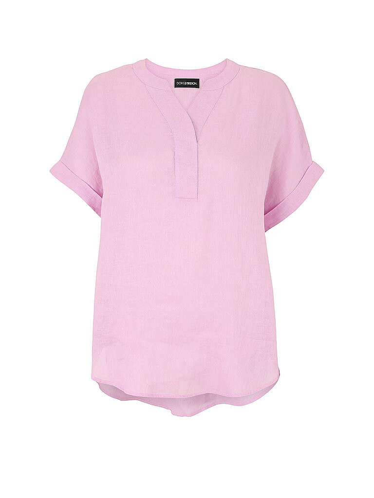 DORIS STREICH Leinenbluse rosa | 38
