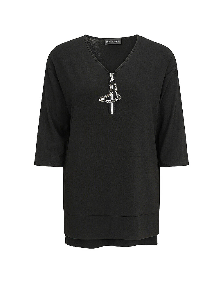 DORIS STREICH Shirt schwarz | 48