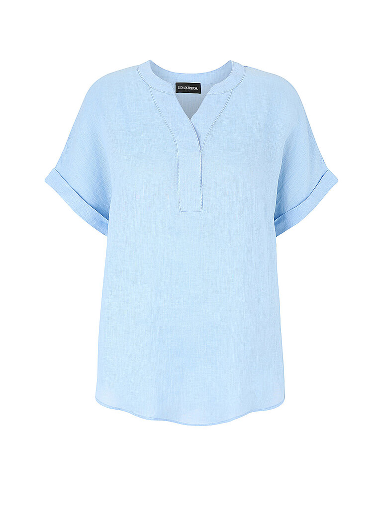 DORIS STREICH Leinenbluse hellblau | 38