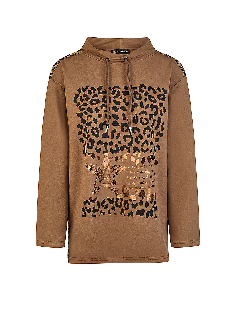 DORIS STREICH Langarmshirt camel | 48