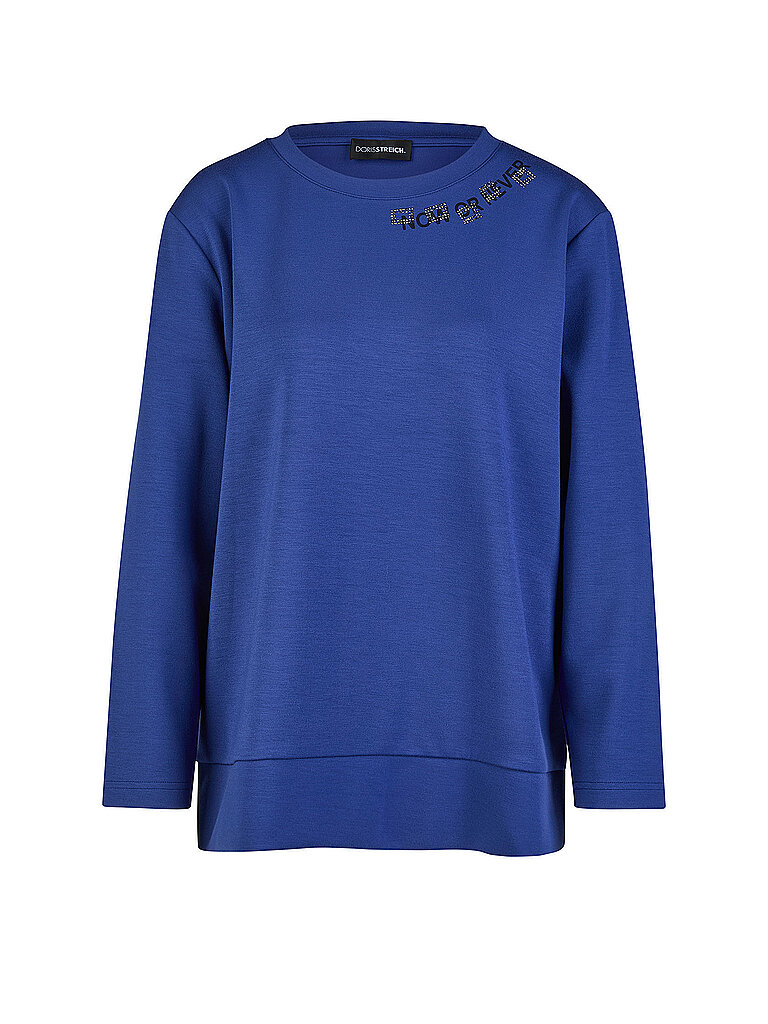 DORIS STREICH Langarmshirt blau | 44