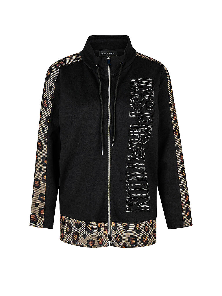 DORIS STREICH Sweatjacke schwarz | 46