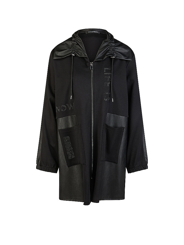 DORIS STREICH Sweatjacke schwarz | 52