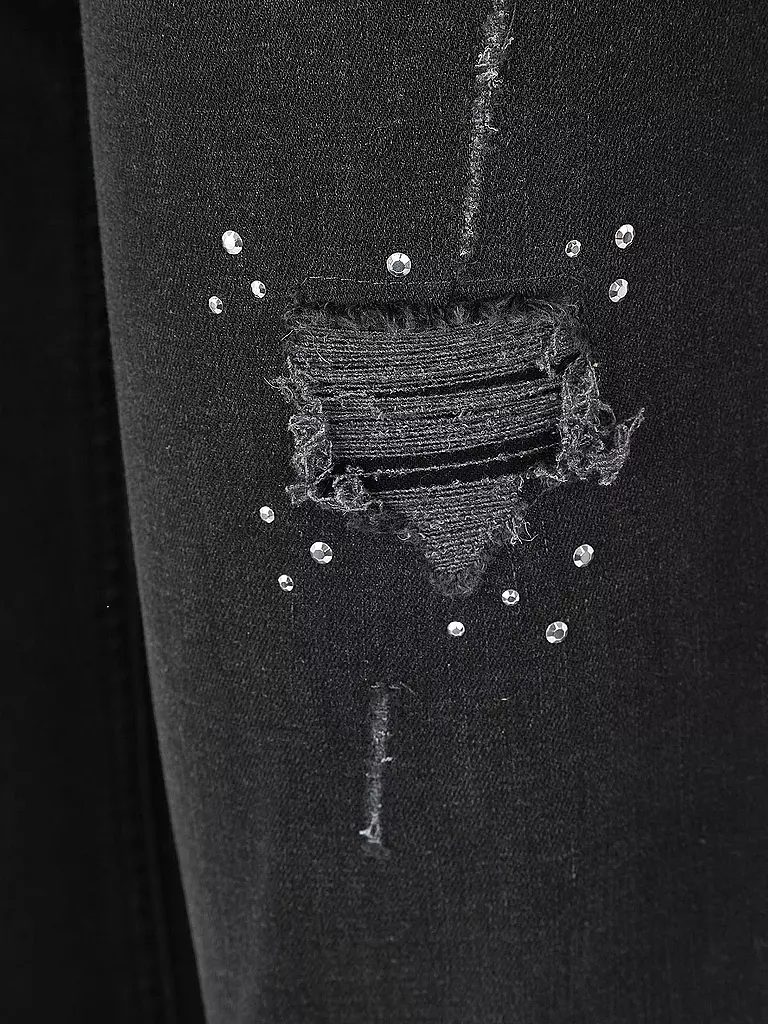 DORIS STREICH | Jeans Straight Fit  | schwarz