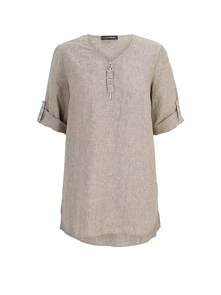 DORIS STREICH | Leinenbluse | beige