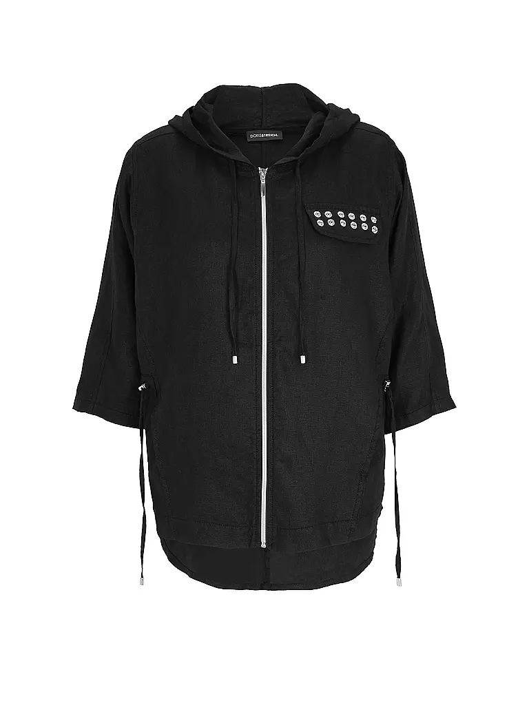 DORIS STREICH | Leinenjacke | schwarz