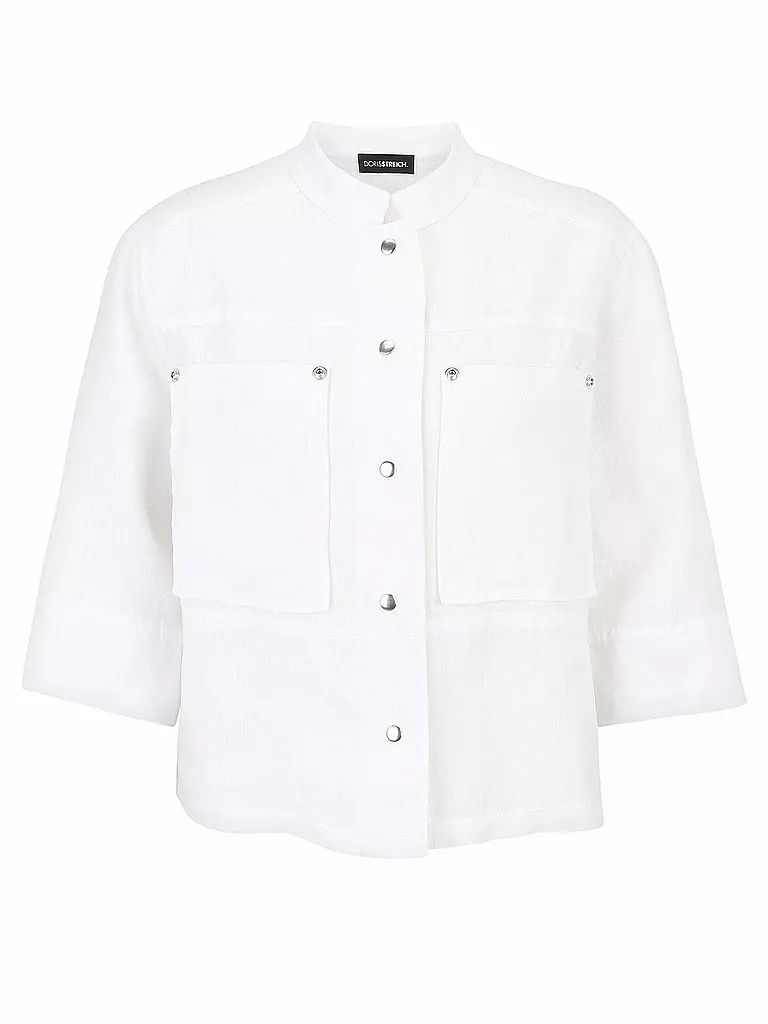 DORIS STREICH | Leinenjacke | weiss