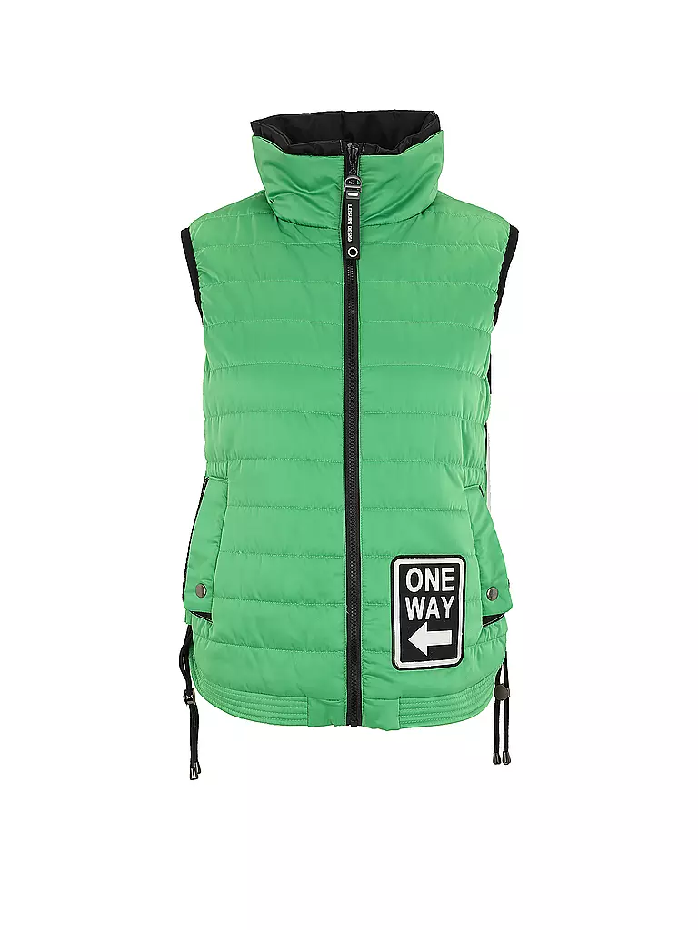 DORIS STREICH | Steppgilet  | grün