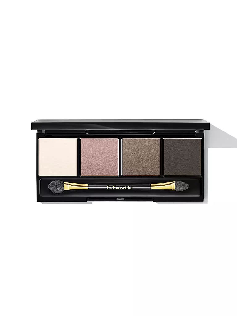 DR. HAUSCHKA | Eyeshadow-Palette 4x1,8g (Sand Brown Grey) | 