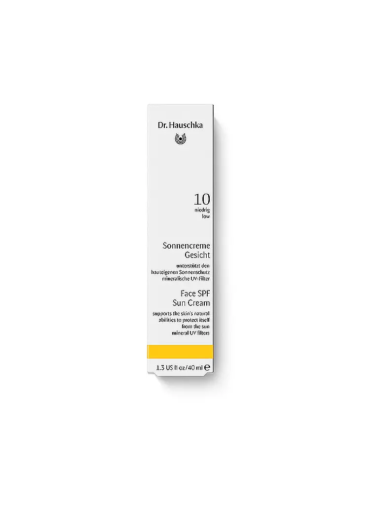 DR. HAUSCHKA | Sonnenpflege - Sonnencreme Gesicht LSF 10 40ml | keine Farbe