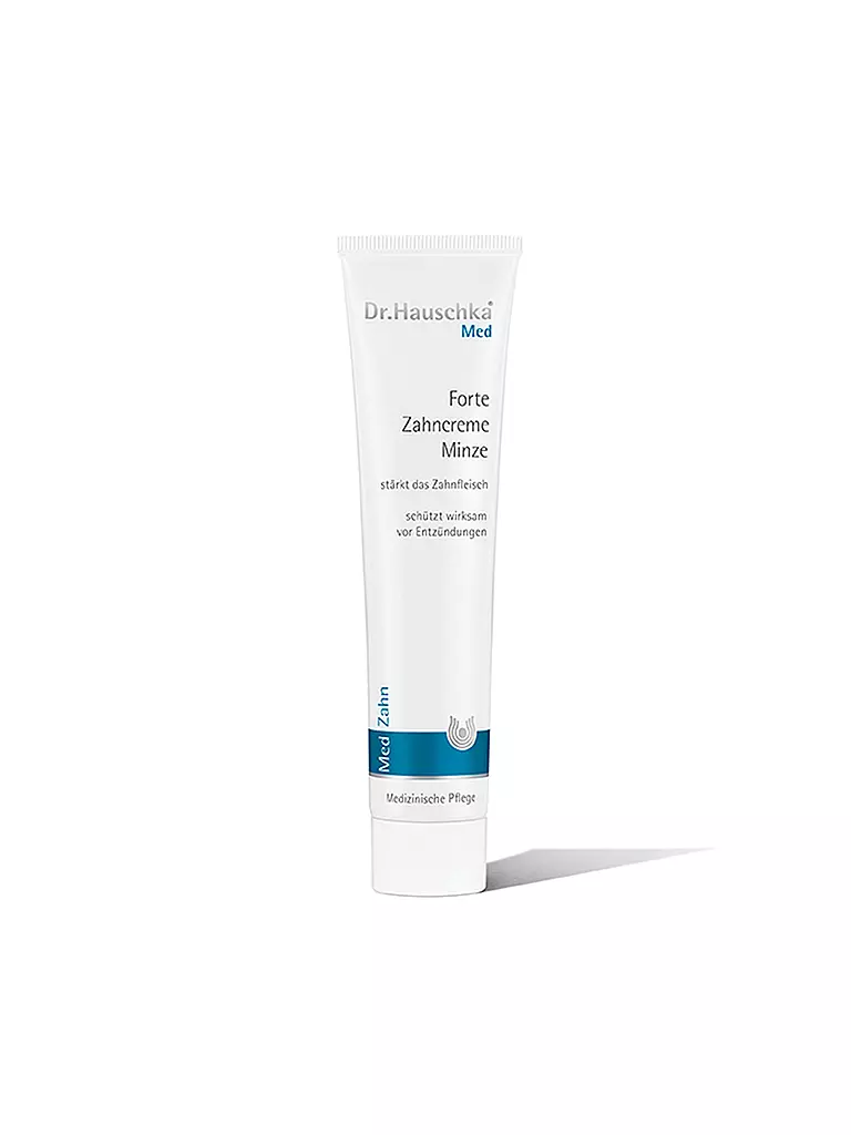 DR. HAUSCHKA | Zahncreme "Forte" Minze 75ml | transparent