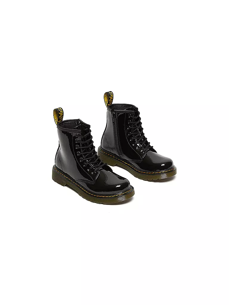 DR. MARTENS | Kinder Lacklederstiefel 1460 JUNIOR | schwarz
