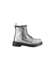 DR. MARTENS | Kinder Stiefel 1460 J SERENA FOIL | silber