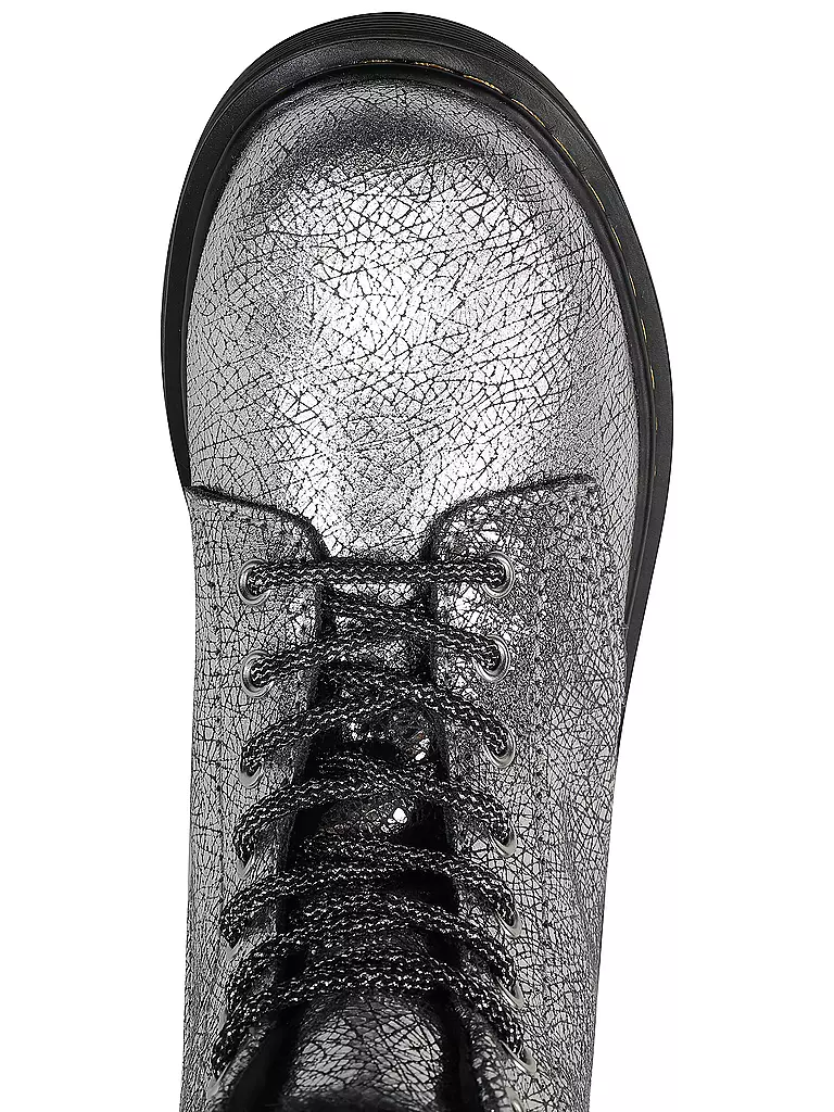 DR. MARTENS | Kinder Stiefel 1460 J SERENA FOIL | silber