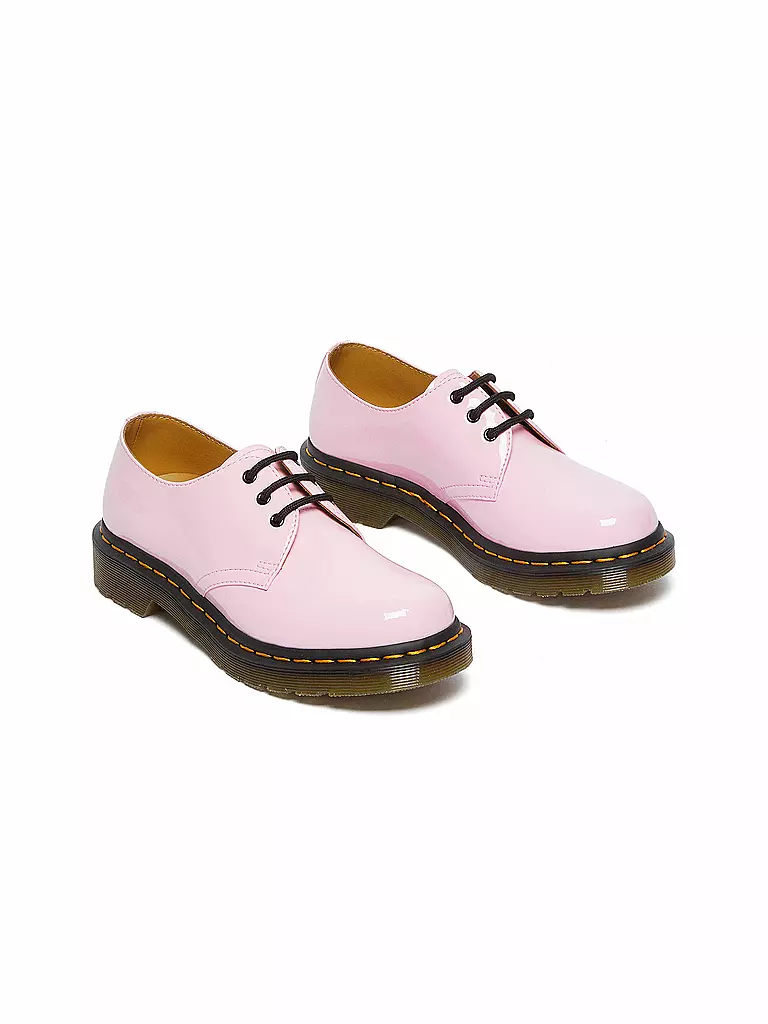 DR. MARTENS | Lack Schnürschuhe Pascal 1461 | rosa