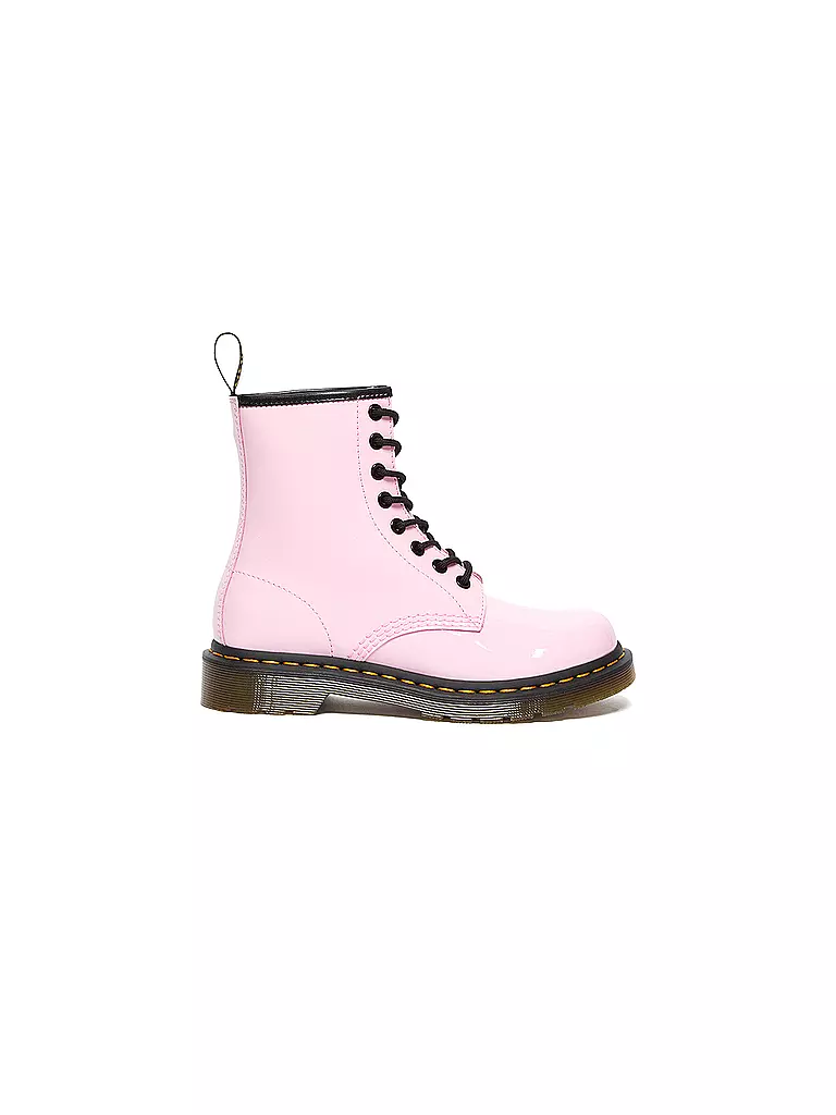 DR. MARTENS | Lack Schnürstiefel - Boots Pascal 1460 | rosa