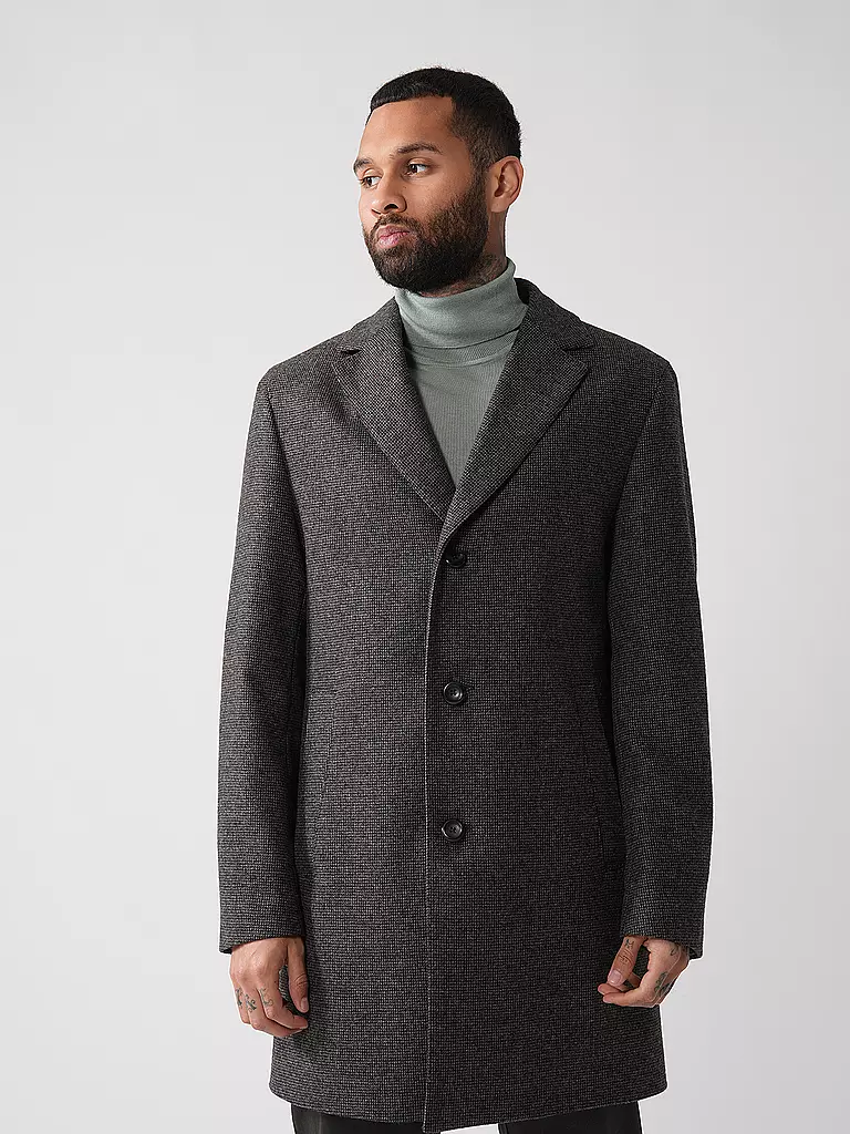 DRESSLER | Wollmantel RUBEN  | braun