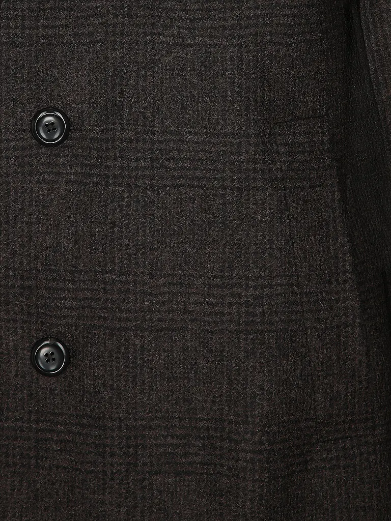 DRESSLER | Wollmantel | braun