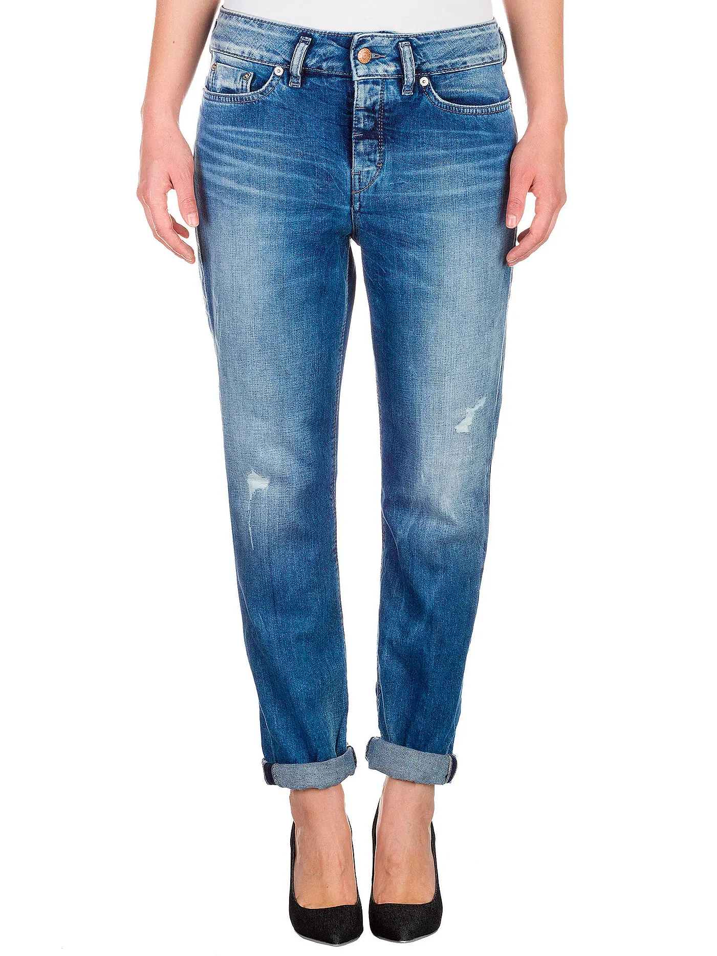 DRYKORN | Jeans Boyfriend Fit "Chomp" | blau