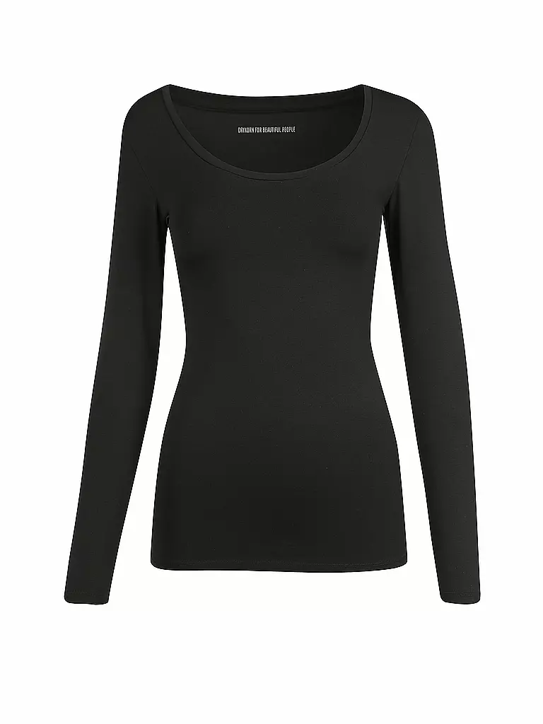 DRYKORN | Langarmshirt "Selima" | schwarz