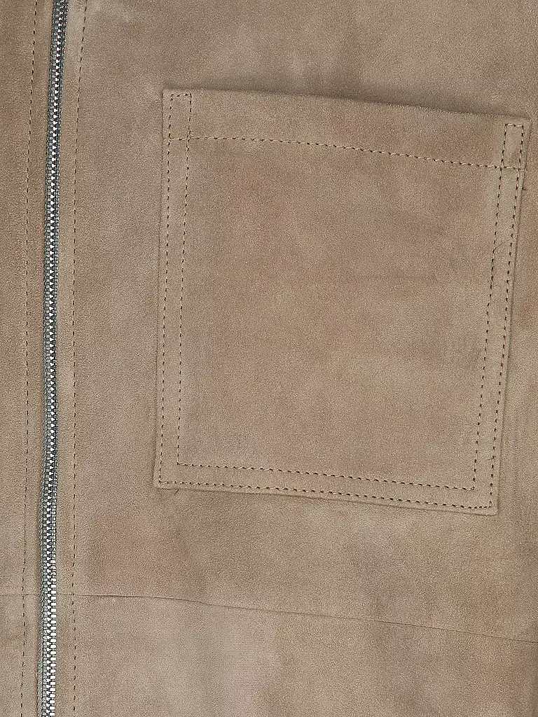 DRYKORN | Lederjacke  | beige