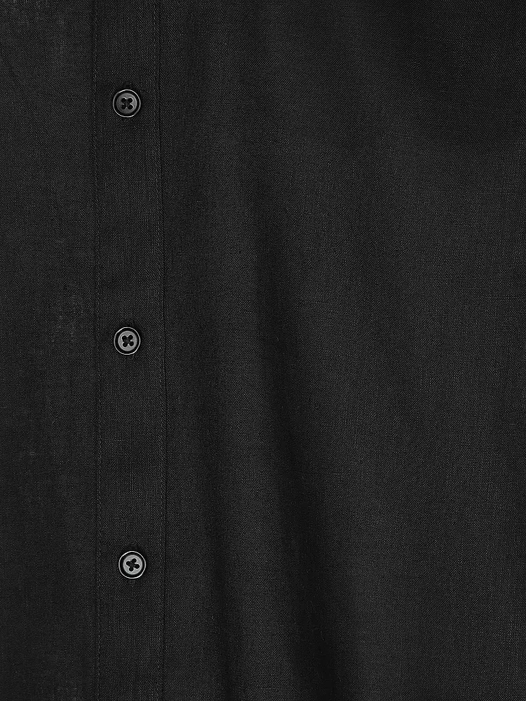 DRYKORN | Leinenhemd TALOC | schwarz