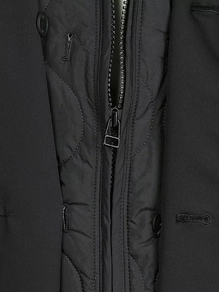 DRYKORN | Mantel "Skopje" 2in1 | schwarz
