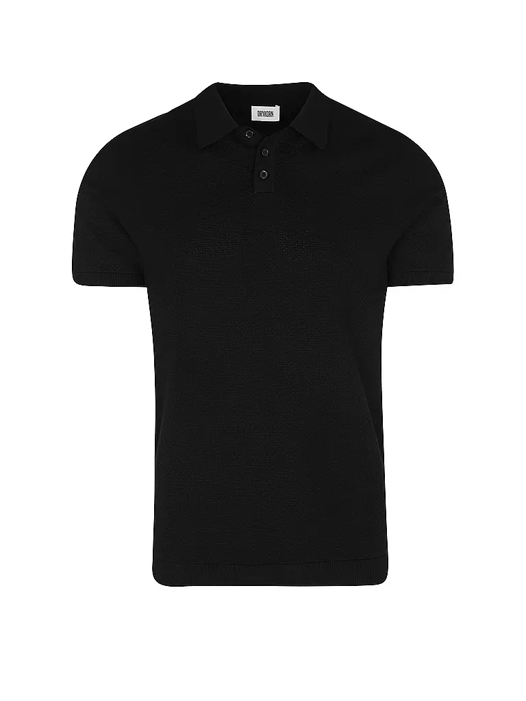DRYKORN | Poloshirt TRITON 1 | schwarz