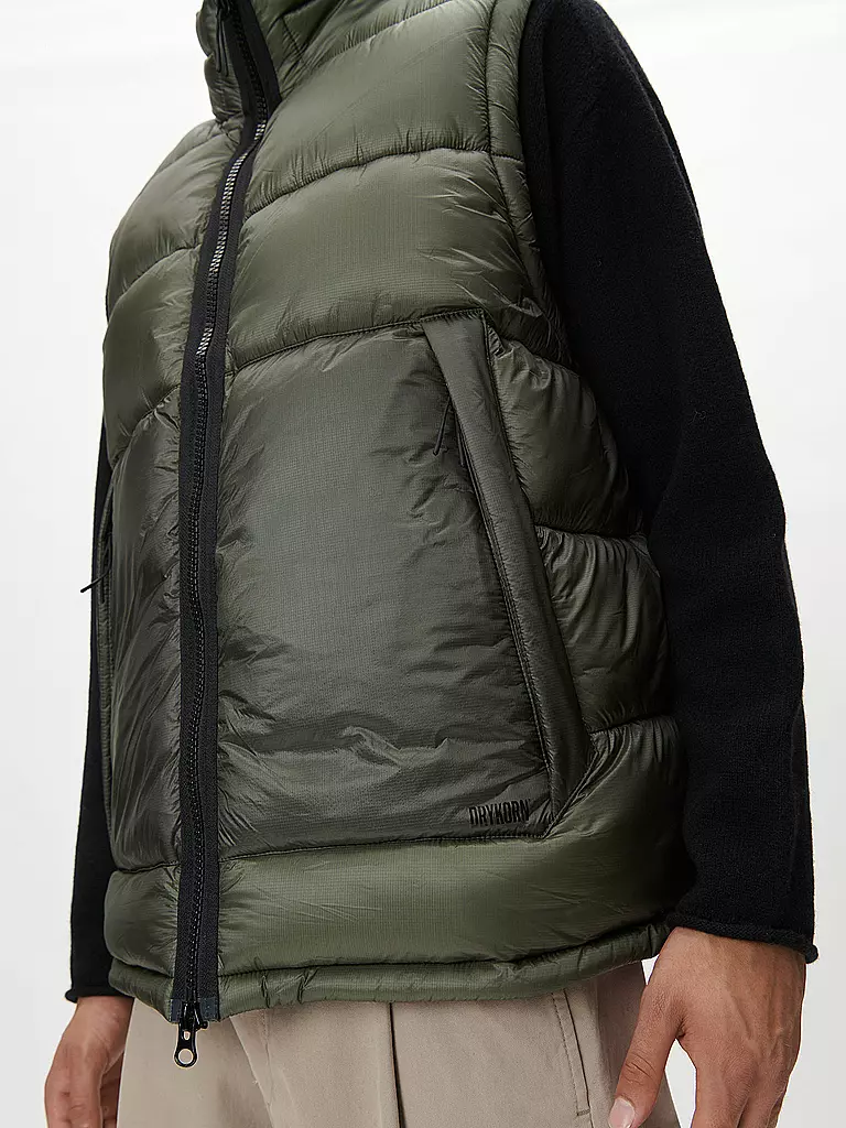 DRYKORN | Steppgilet VERON | olive