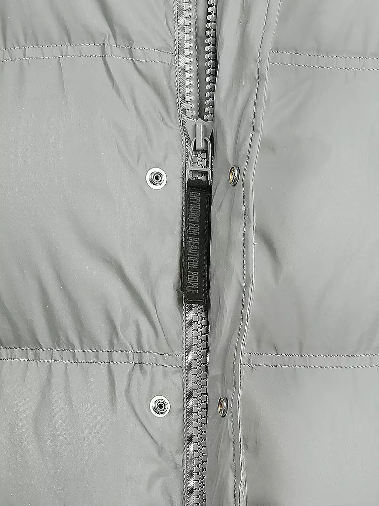 DRYKORN | Steppmantel "Arikk" | silber