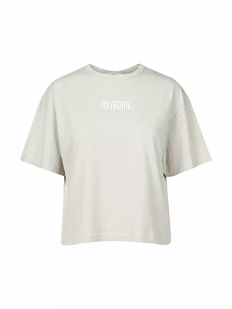 DRYKORN | T Shirt Cropped Lunie | grau