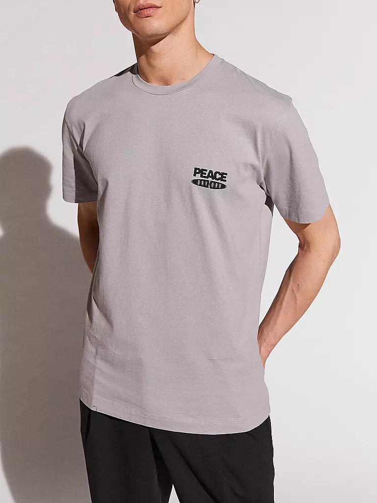 DRYKORN | T-Shirt Eddy_Peace | grau