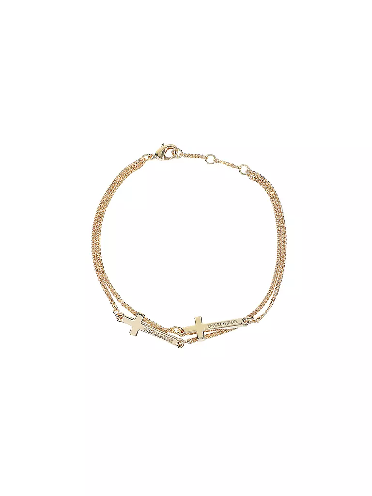 DSQUARED2 | Armband Double Cross Bracelet | gold