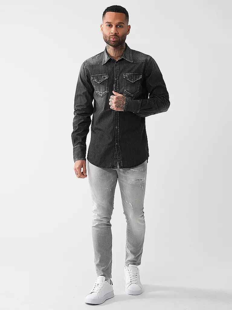 DSQUARED2 | Jeanshemd | schwarz