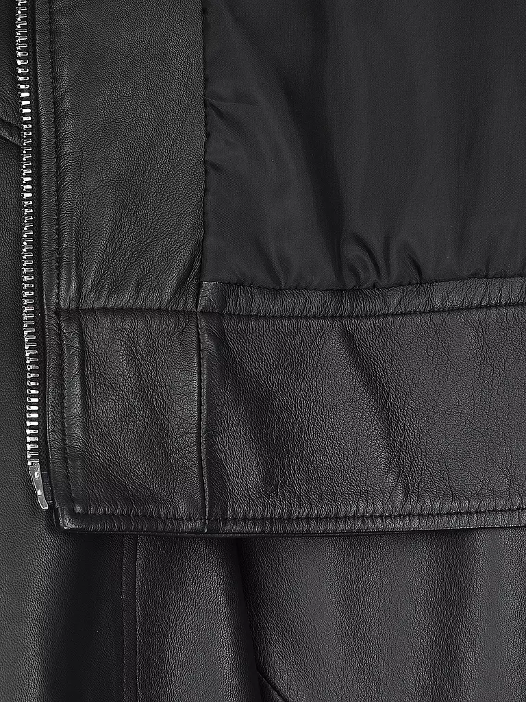 DSQUARED2 | Lederjacke | schwarz