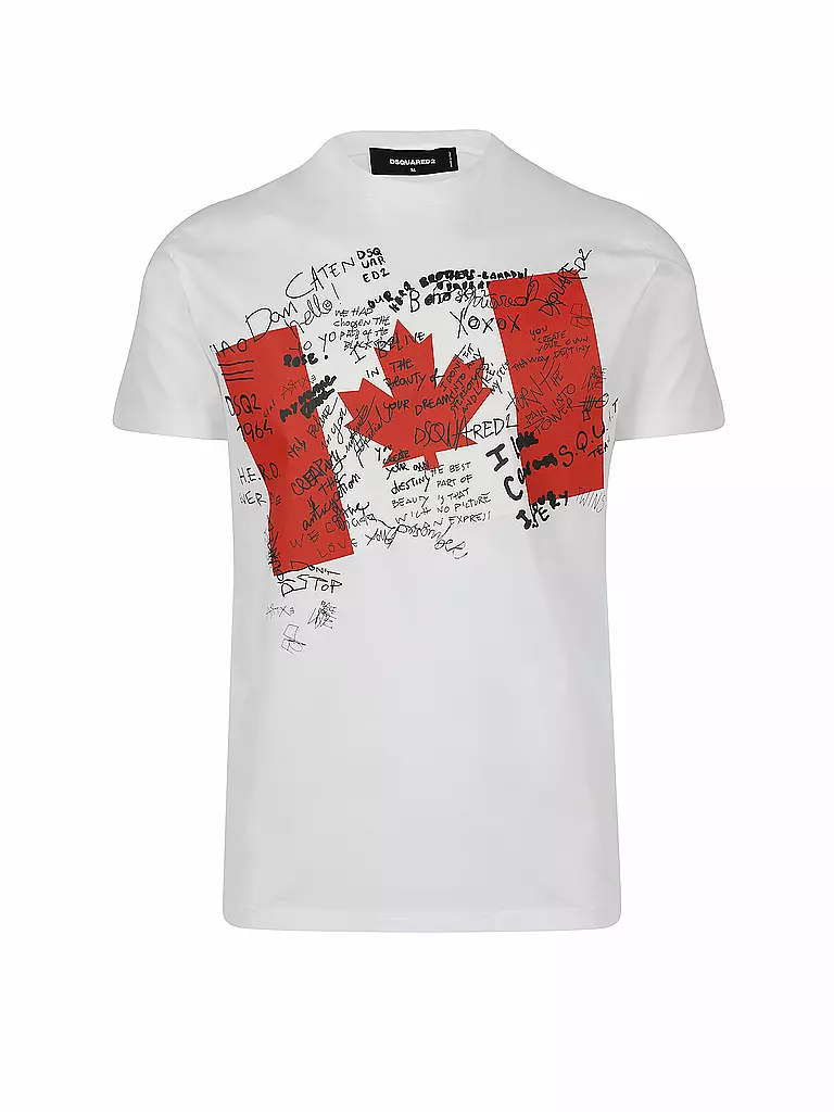 DSQUARED2 | T-Shirt Doodle | weiß