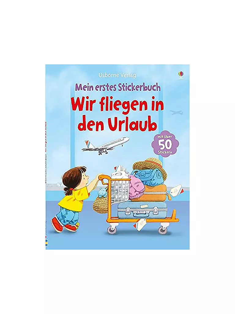 DTV VERLAG | Mein erstes Stickerbuch - Wir fliegen in den Urlaub | transparent