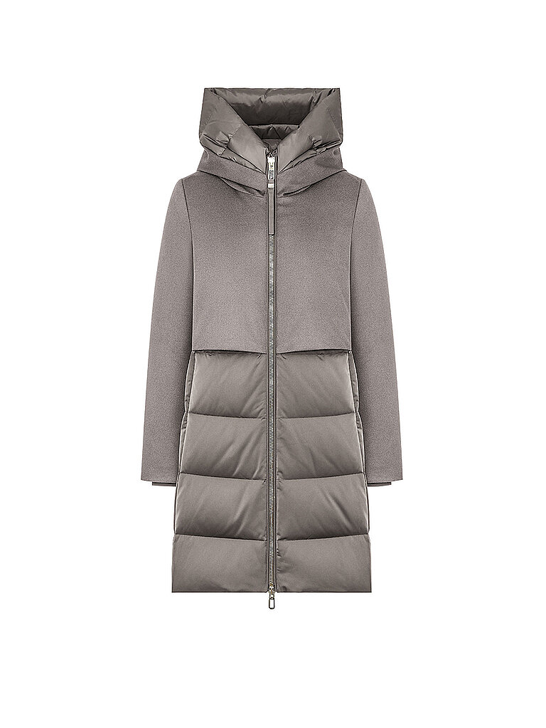 DUNO Daunensteppmantel BALLON X hellbraun | 44