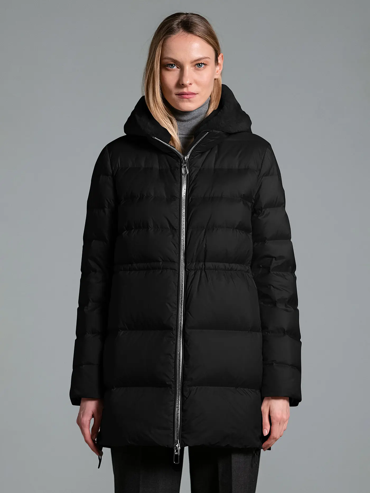 DUNO | Daunenjacke SELMA/FENIS | schwarz