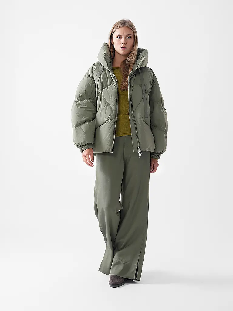 DUNO | Daunensteppjacke PEGGIE APRICA | olive