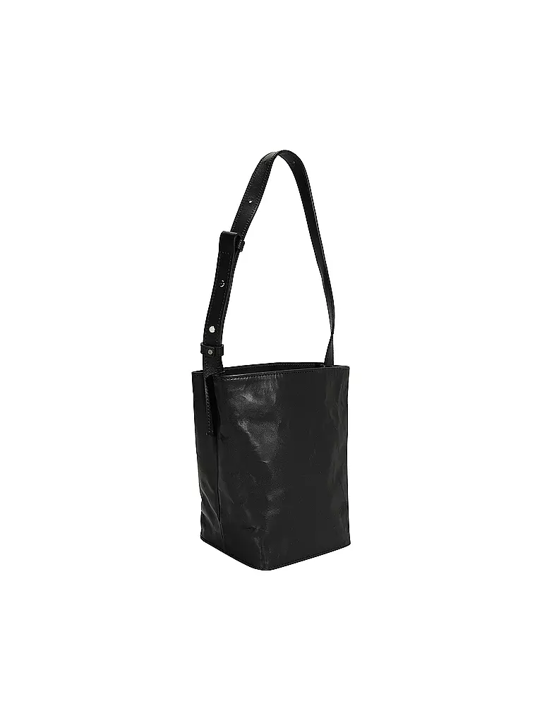 DUREN | Ledertasche - Umhängetasche BAR BAG Small  | schwarz