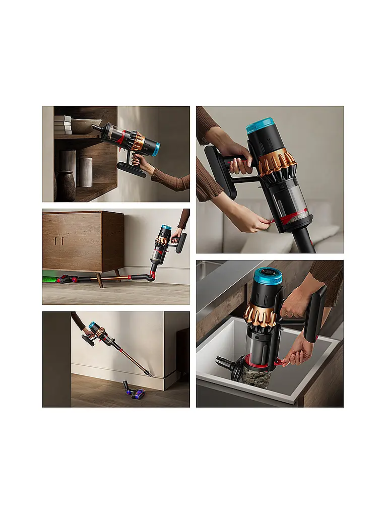 DYSON | Staubsauger V16 Piston Animal Schwarz/Kupfer | 