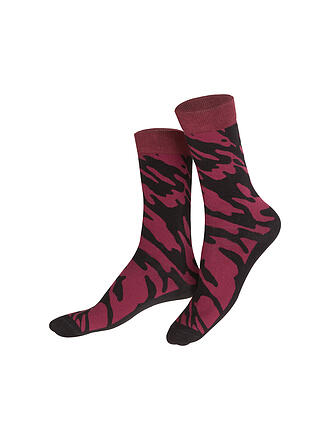 EAT MY SOCKS | Socken 36-45 RED WINE rotschwarz