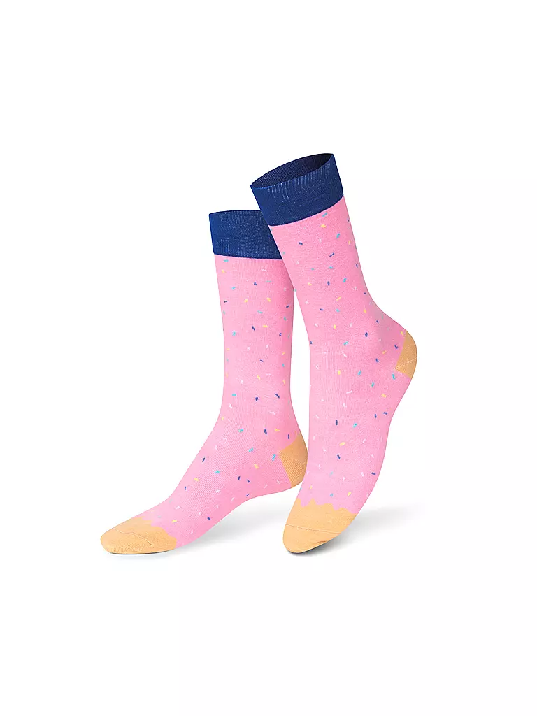 EAT MY SOCKS | Socken 36-45 JOES DONUT STRAWBERRY rosa | rosa