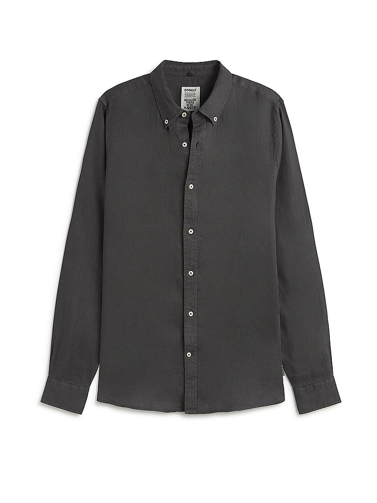 ECOALF Leinenhemd grau | XXL