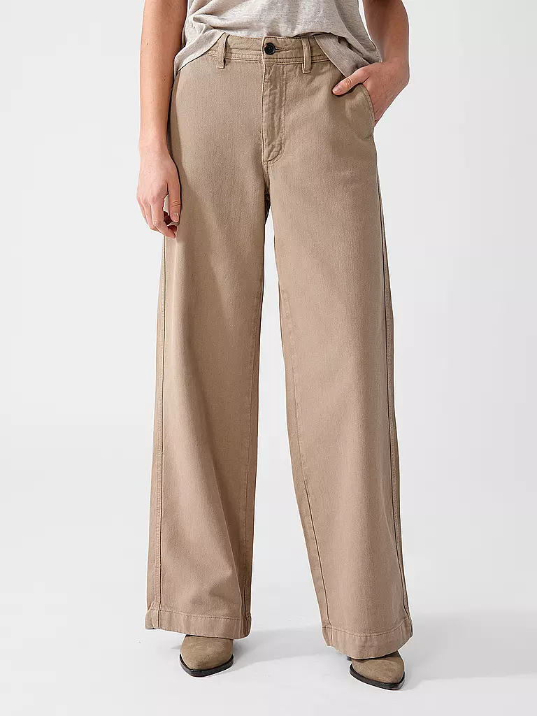 ECOALF | Jeans Wide Leg VALLSALF | beige